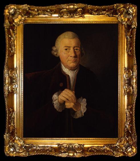 framed  Addison T . Millar Portrait of John Baskerville, ta009-2